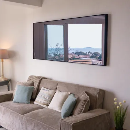 T3 Lumineux A Six Fours, Vue Mer, Garage Daire *
