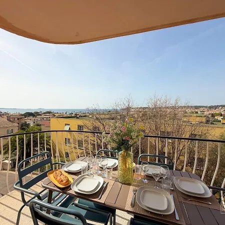 T3 Lumineux A Six Fours, Vue Mer, Garage Six-Fours-les-Plages